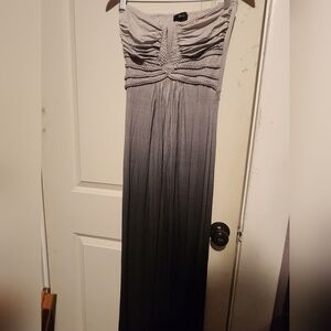 SKY Braided Strapless Ombre Maxi Dress. Size M.
